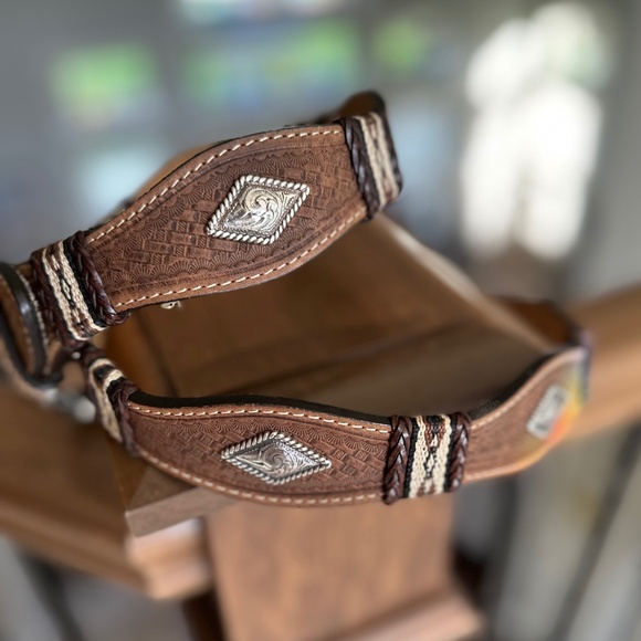 Larry Mahan Leather Belt - Picture 3 of 11